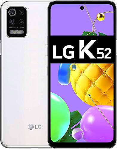 LG K52 - Smartphone 64GB, 4GB RAM, Dual Sim, White