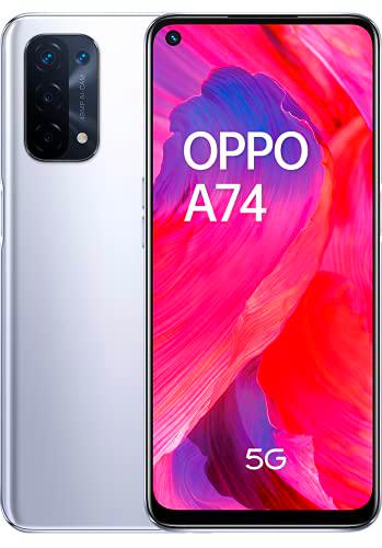 OPPO A74 5G - Pantalla 6,49" (FHD+ 90Hz, 6 GB RAM+ 128 GB Almacenamiento