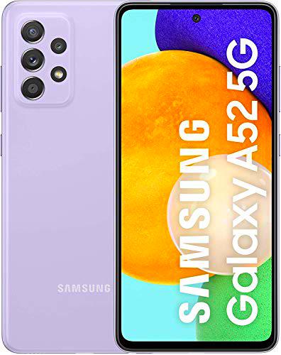 Samsung Galaxy A52 5G - Smartphone 128GB, 6GB RAM, Dual Sim, Lavender