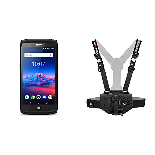 Crosscall Trekker-X4 Smartphone, Negro + X-Chest Arnés de fijación