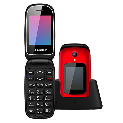 CELT22 - Teléfono móvil Senior con Tapa Tipo Concha