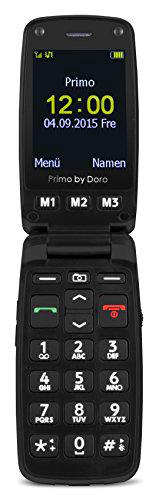Doro Primo 406 6,1 cm (2.4") 115 g Negro, Plata Teléfono básico