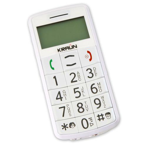 Kraun Friendly Phone 2" 79.6g Blanco - Teléfono móvil (Barra
