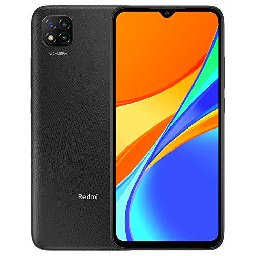 Xiaomi Redmi 9C Smartphone 3GB 64GB 6.53" HD+ Dot Drop display 5000mAh (typ) Desbloqueo facial con IA 13 MP AI Triple Cámara gris