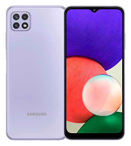 Samsung Galaxy A22 5G - Smartphone libre con 6.6 Pulgadas 128GB y Sistema Operativo Android Violeta Versión ES