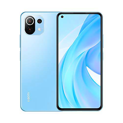 Xiaomi Mi 11 Lite Smartphone,6GB 128GB Teléfono Móvil,Procesador Qualcomm Snapdragon™ 732G,DotDisplay AMOLED de 6,55",One-Click IA Cinema,Versión Global(Azul)