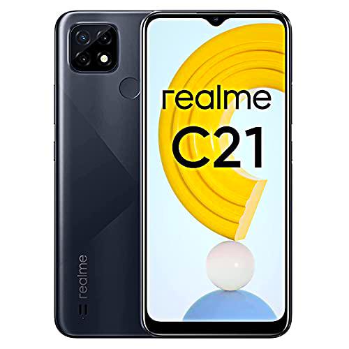 realme C21 - Smartphone 32GB, 3GB RAM, Dual Sim, Cross Black