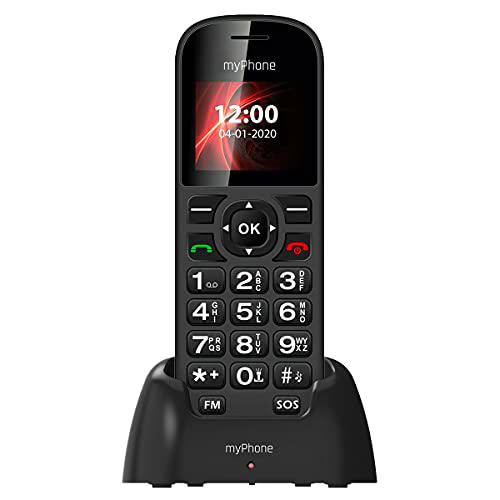 MP myPhone Soho Line H22 teléfono con Tarjeta sim, estación de Carga