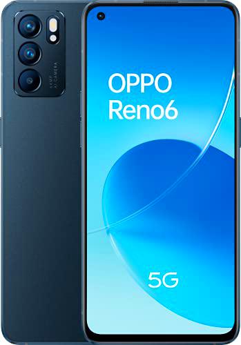 Reno 6 5G Stellar Black - AMOLED FHD+ 6,43" 90Hz, Triple cámara 64MP+8MP+2MP