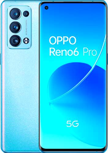 Reno 6 Pro 5G Artic Blue - AMOLED FHD+ 6,55" 90Hz, Quad-camara 50MP+16MP+13MP+2MP