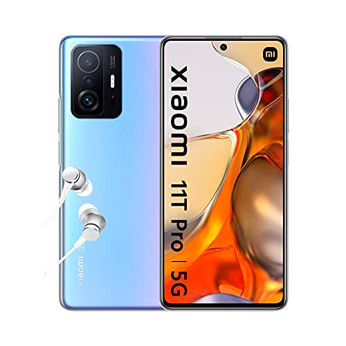 Xiaomi 11T Pro 5G - Smartphone 8+128 GB, 6,67" AMOLED flat DotDisplay de 120 Hz