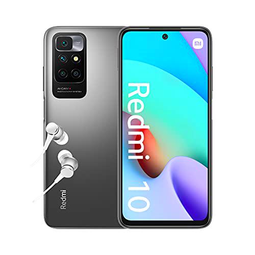 Xiaomi Redmi 10 - Smartphone 4+128 GB, 6,5" FHD+ 90 Hz DotDisplay