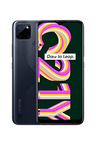 realme C21Y Smartphone Libre, Batería de 5000 mAh, Pantalla completa de 6,5" con mini-drop