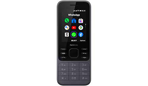 Nokia 6300 teléfonos móviles duales SIM 4G, Negro Claro Matt