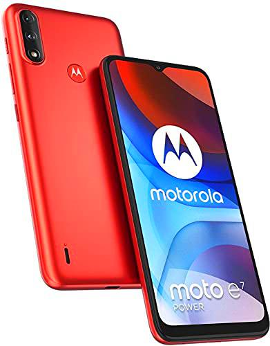 Motorola Moto E7 Power - Smartphone 64GB, 4GB RAM, Dual Sim, Red