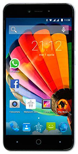 Mediacom PhonePad Duo G515 5&quot; SIM doble 1GB 8GB 2000mAh Plata