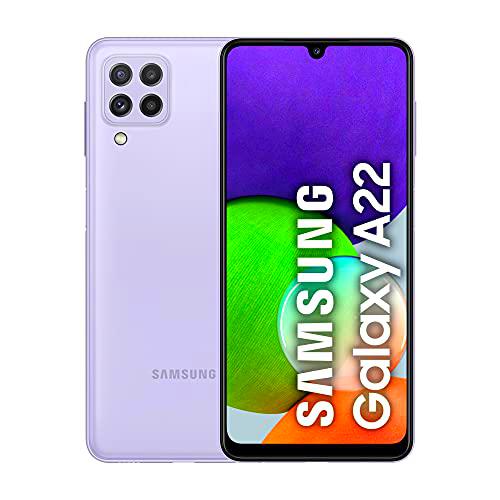 Samsung Galaxy A22 - Smartphone libre con 6.6 Pulgadas y Sistema Operativo Android Violeta Versión ES