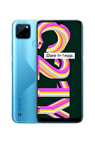 realme C21Y Smartphone Libre, Batería de 5000 mAh, Pantalla completa de 6,5" con mini-drop