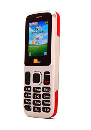 TTsims TT130 - Teléfono móvil (Dual SIM, cámara, Bluetooth