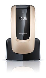 Emporia COMFORT 2.4" 92g Champán - Teléfono móvil (Flip