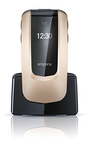 Emporia COMFORT 2.4" 92g Champán - Teléfono móvil (Flip