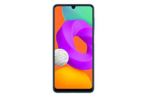 Samsung Galaxy M22 SIM Free Smartphone 6.4"HD+Super AMOLED Pantalla 5000 mah 128GB 4GB RAM Android Teléfono Móvil Azul (Versión Reino Unido)