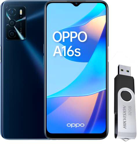 OPPO A16s - Smartphone 64GB, 4GB RAM, Dual SIM, Carga rápida 10W