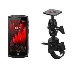 Crosscall Core-M5 Smartphone, Negro + Crosscall Soporte Smartphone X-Bike