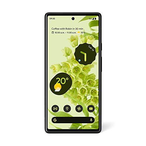 Google Pixel 6 128GB + 8GB RAM Factory Unlocked 5G Smartphone (Sorta Seafoam) Verde