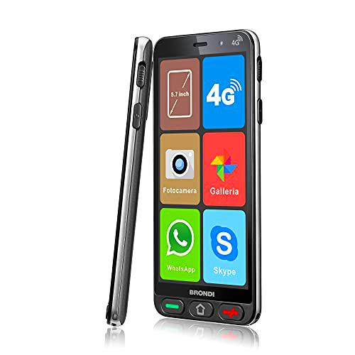 BRONDI Amico Smart S, Smartphone, LTE, Android, Capacité: 64 GB, [Italia]