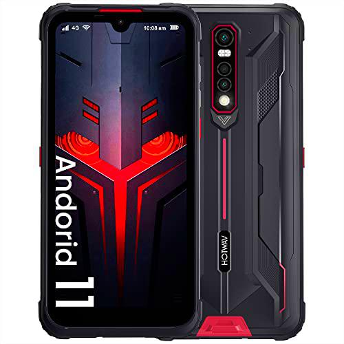 Móvil Resistente 4G Moviles Rugerizados, HOTWAV Cyber 8 Android 11 Movil Indestructible IP68 IP69K,Movil Antigolpes 6.3"HD 8280mAh