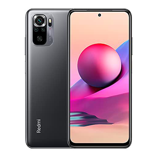 Xiaomi Redmi Note 10S Smartphone,6GB 64GB Teléfono Móvil,6.43" AMOLED Dot Display,MediaTek Helio G95 Procesador,Cámara Cuádruple International Version(Gris)