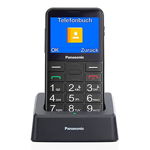 Panasonic KX-TU155 Teléfono Móvil para Personas Mayores (Botón de emergencia SOS
