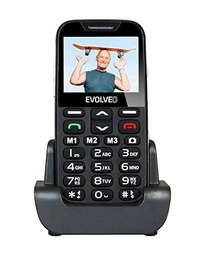 Evolveo EasyPhone XD 5,84 cm (2.3") 89 g Negro Teléfono para personas mayores