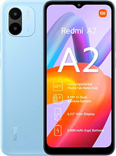 Smartphone Xiaomi Redmi A2 2GB/ 32GB/ 6.52"/ Azul Claro