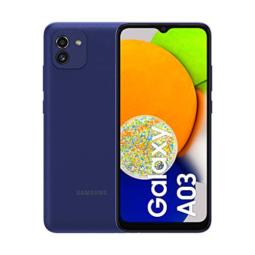 SAMSUNG Galaxy A03 - Smartphone 64GB, 4GB RAM, Dual Sim, Blue
