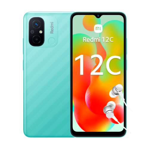 Xiaomi Redmi 12C - Smartphone de 3+64GB, Pantalla de 6,71" HD+ Dot Drop 60Hz