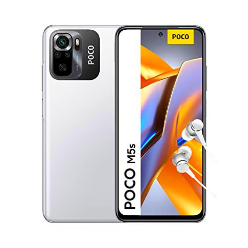 POCO M5s - Smartphone de 4+128GB, Pantalla de 6.43” FHD+ AMOLED DotDisplay