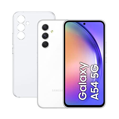 SAMSUNG Galaxy A54 5G (128GB, 8GB de RAM) Smartphone Android Color Blanco Pantalla Infinity-O FHD+ de 6,4 Pulgadas