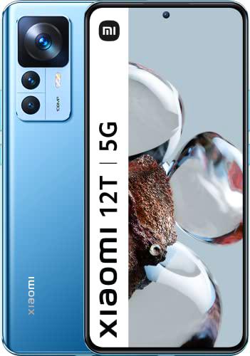 Xiaomi L12A 12T Smartphone, 8 GB RAM + 256 GB UFS, Pantalla AMOLED 120 Hz, Azul Claro