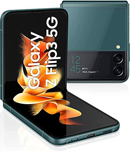 SAMSUNG Galaxy Z Flip3 5G Smartphone Sim Free Android Teléfono Plegable 256GB Verde (versión Reino Unido)