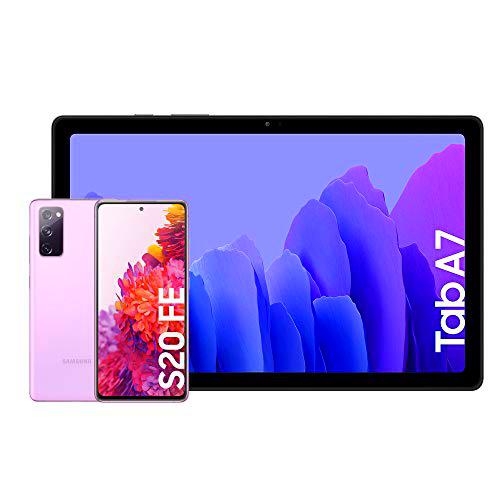 SAMSUNG Galaxy S20 FE 5G - 256 GB, Color Lavanda [Versión española] Galaxy Tab A 7 [Tablet de 10.4&quot; FullHD]