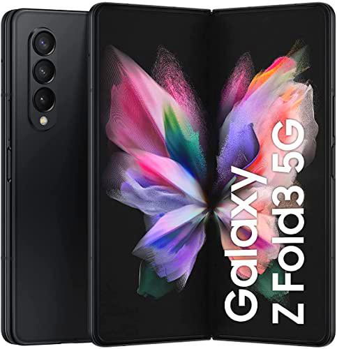 SAMSUNG Galaxy Z Fold3 5G Teléfono móvil SIM Gratis Android Plegable Smartphone 256GB Phantom Negro (versión del Reino Unido)