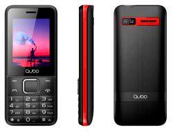 Qubo Teléfono Teclas Grandes X229 Rojo, Dual Sim