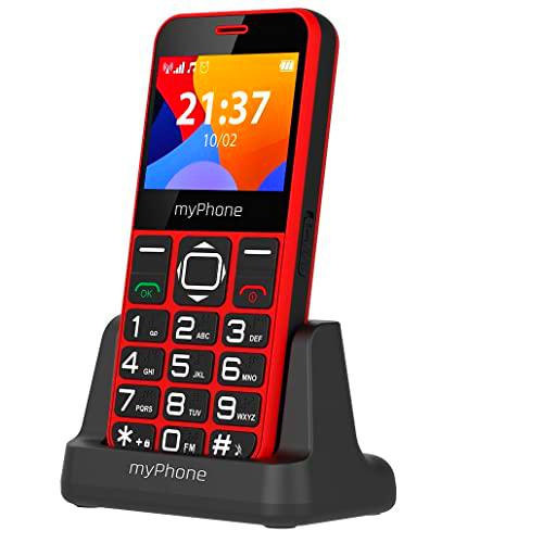 Hammer H myPhone Halo 3 Rojo, teléfono clásico, teléfono para Mayores
