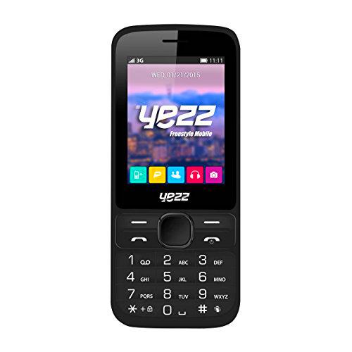 YEZZ C60 Teléfono Libre, Color Negro