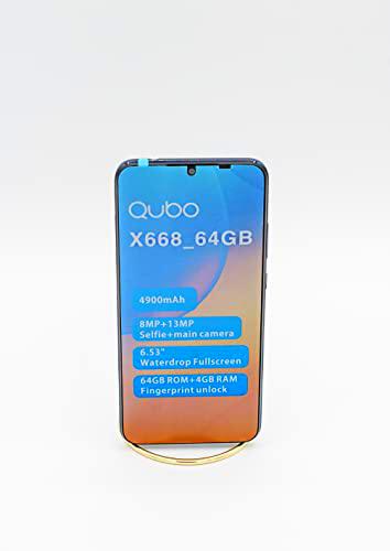 Qubo Smartphone P668 4GB RAM, 64GB ROM, Azul, Dual sim
