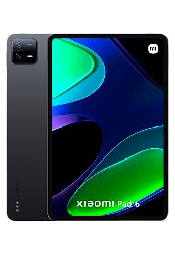 Xiaomi Pad 6 128GB Negro, Pantalla Grande de 11", Sonido estéreo Dolby Vision y Dolby Atmos